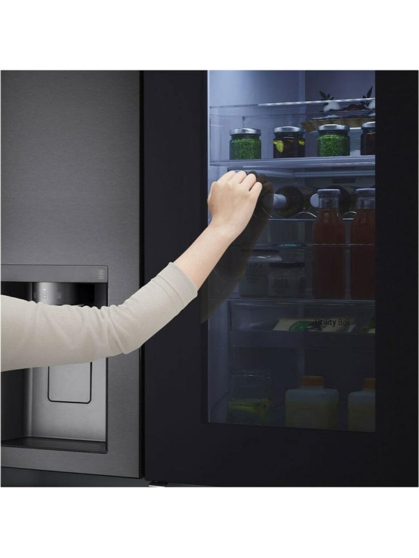 LG GSXV90MCDE Ψυγείο Ντουλάπα 635lt Total NoFrost Μαύρο 