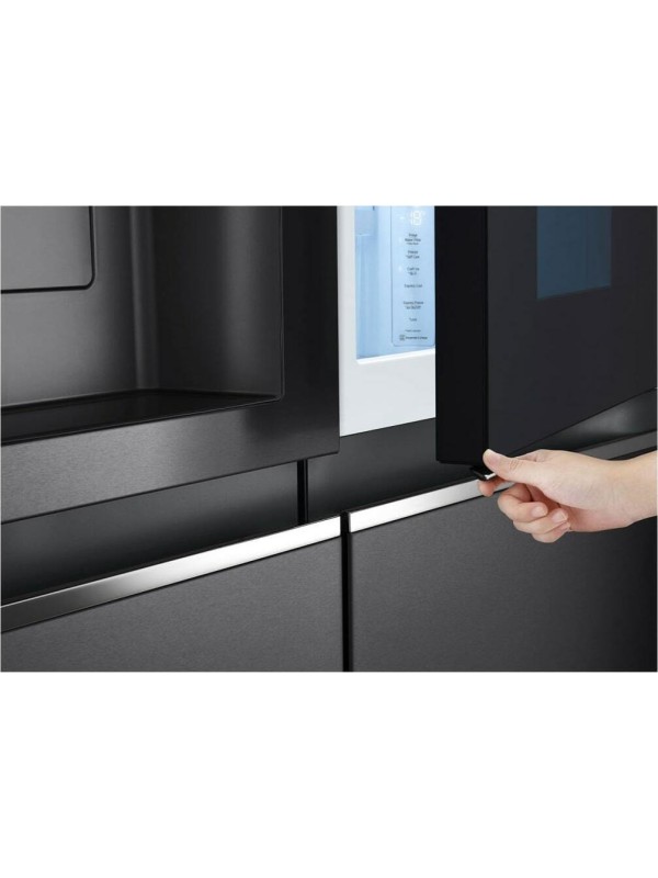 LG GSXV90MCDE Ψυγείο Ντουλάπα 635lt Total NoFrost Μαύρο 
