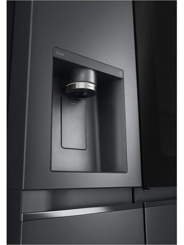 LG GSXV90MCDE Ψυγείο Ντουλάπα 635lt Total NoFrost Μαύρο 