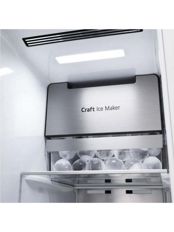 LG GSXV90MCDE Ψυγείο Ντουλάπα 635lt Total NoFrost Μαύρο 