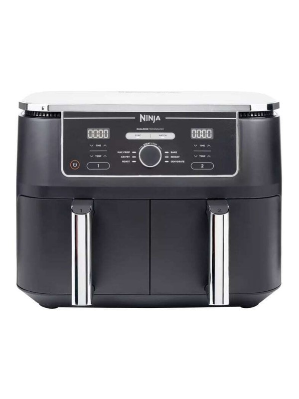 Φριτέζα Αέρος Ninja AF 400 με Διπλό Αποσπώμενο Κάδο 9.5lt Μαύρη Φριτέζα Αέρος Ninja AF 400 με Διπλό Αποσπώμενο Κάδο 9.5lt Μαύρη