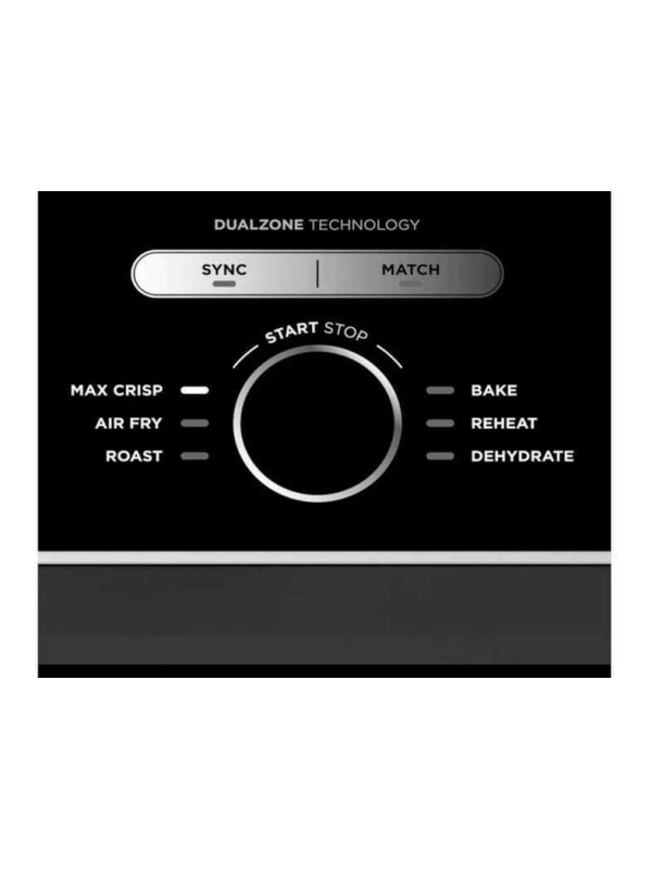 Φριτέζα Αέρος Ninja AF 400 με Διπλό Αποσπώμενο Κάδο 9.5lt Μαύρη Φριτέζα Αέρος Ninja AF 400 με Διπλό Αποσπώμενο Κάδο 9.5lt Μαύρη