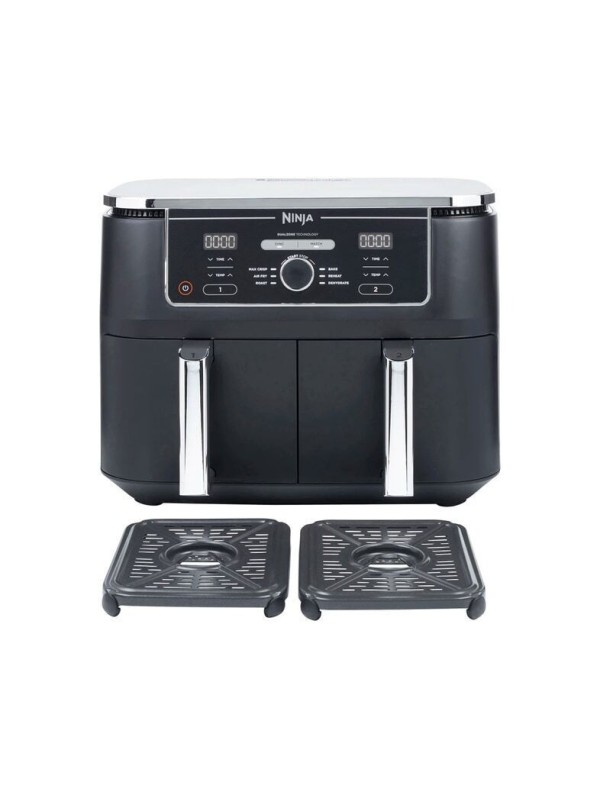 Φριτέζα Αέρος Ninja AF 400 με Διπλό Αποσπώμενο Κάδο 9.5lt Μαύρη Φριτέζα Αέρος Ninja AF 400 με Διπλό Αποσπώμενο Κάδο 9.5lt Μαύρη