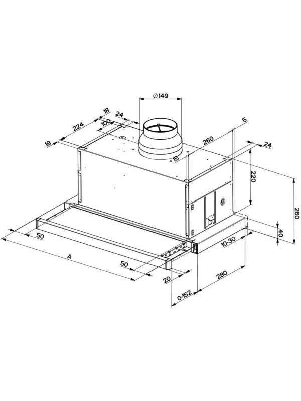 ΑΠΟΡ/ΡΑΣ Faber Maxima NG Eco Ev8 AM/X A60 Συρόμενος 60cm Inox ΑΠΟΡ/ΡΑΣ Faber Maxima NG Eco Ev8 AM/X A60 Συρόμενος 60cm Inox