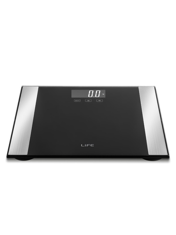 Life Cardio Ψηφιακή Ζυγαριά με Λιπομετρητή σε Μαύρο χρώμα Life Cardio Ψηφιακή Ζυγαριά με Λιπομετρητή σε Μαύρο χρώμα