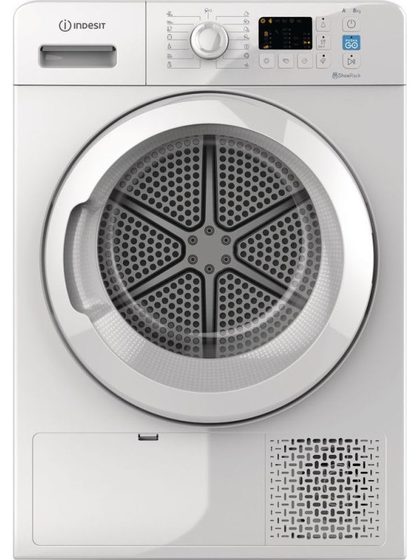 Indesit YT M10 81 R Στεγνωτήριο 8kg A+ με Αντλία Θερμότητας Indesit YT M10 81 R Στεγνωτήριο 8kg A+ με Αντλία Θερμότητας