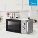 Midea MM720C2AT-SB Φούρνος Μικροκυμάτων 20lt Inox Midea MM720C2AT-SB Φούρνος Μικροκυμάτων 20lt Inox