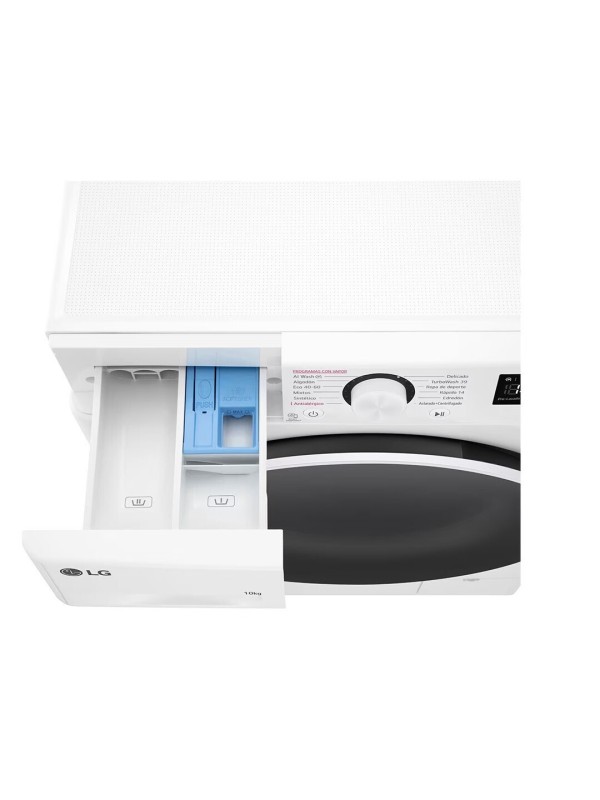LG Πλυντήριο Ρούχων 10kg με Ατμό 1400 Στροφών F4R5010TSWW LG Πλυντήριο Ρούχων 10kg με Ατμό 1400 Στροφών F4R5010TSWW