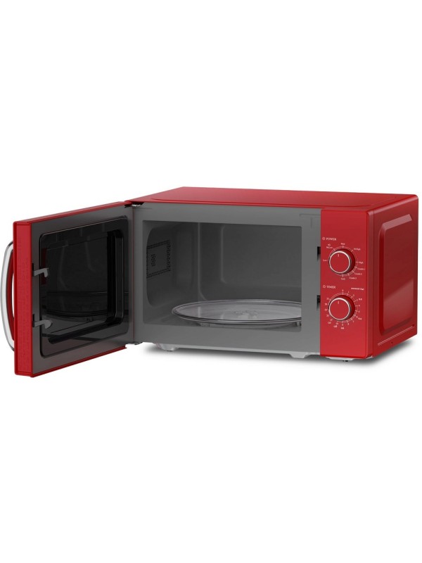 Inventor MWOR-20LR Φούρνος Μικροκυμάτων με Grill 20lt Κόκκινος