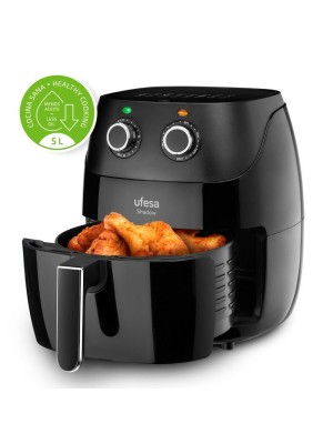Ufesa Shadow Φριτέζα Αέρος με Αποσπώμενο Κάδο 5lt Μαύρη Ufesa Shadow Φριτέζα Αέρος με Αποσπώμενο Κάδο 5lt Μαύρη