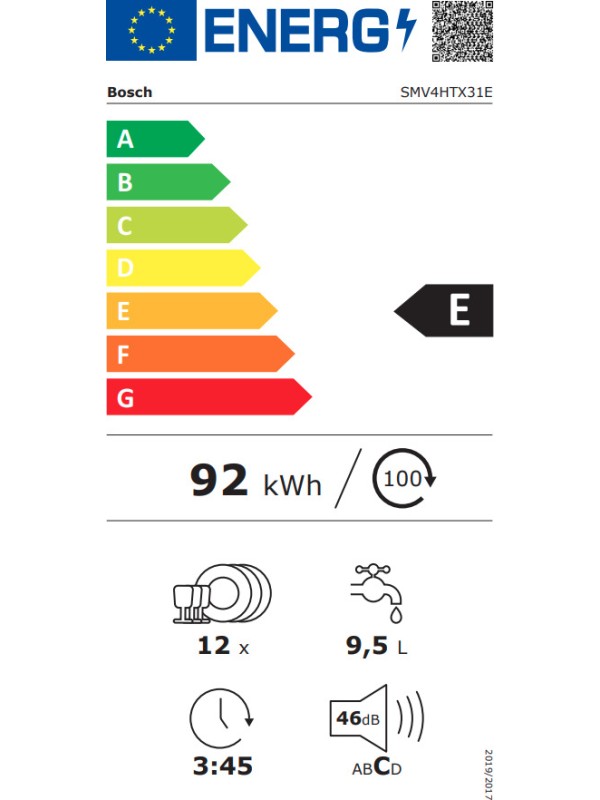 BOSCH SMV4HTX31E ΠΛΗΡΩΣ ΕΝΤΟΙΧΙΖΟΜΕΝΟ ΠΛΥΝΤΗΡΙΟ ΠΙΑΤΩΝ BOSCH SMV4HTX31E ΠΛΗΡΩΣ ΕΝΤΟΙΧΙΖΟΜΕΝΟ ΠΛΥΝΤΗΡΙΟ ΠΙΑΤΩΝ
