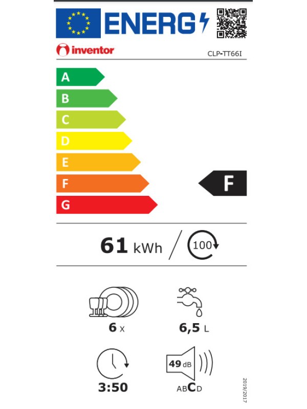 Inventor CLP-TT66I Πλυντήριο Πιάτων Πάγκου Π55xY44εκ. Inox Inventor CLP-TT66I Πλυντήριο Πιάτων Πάγκου Π55xY44εκ. Inox