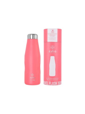 Estia Travel Flask Save the Aegean Μπουκάλι Θερμός Ανοξείδωτο BPA Free Fusion Coral 500ml 01-9861 Estia Travel Flask Save the Aegean Μπουκάλι Θερμός Ανοξείδωτο BPA Free Fusion Coral 500ml 01-9861