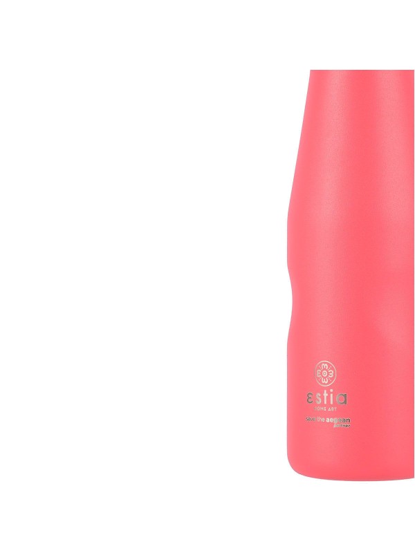Estia Travel Flask Save the Aegean Μπουκάλι Θερμός Ανοξείδωτο BPA Free Fusion Coral 500ml 01-9861 Estia Travel Flask Save the Aegean Μπουκάλι Θερμός Ανοξείδωτο BPA Free Fusion Coral 500ml 01-9861