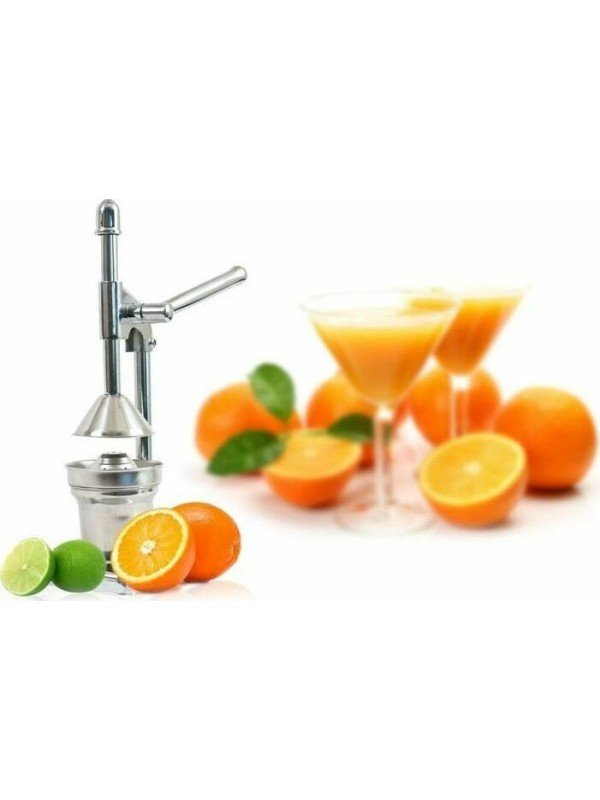 Bormann BFJ1000 Επιτραπέζια Πρέσα Πορτοκαλιού από Ανοξείδωτο Ατσάλι σε Ασημί Χρώμα Bormann BFJ1000 Επιτραπέζια Πρέσα Πορτοκαλιού από Ανοξείδωτο Ατσάλι σε Ασημί Χρώμα