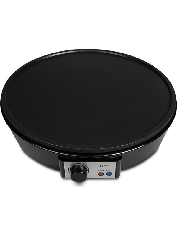 Life 221-0233 Κρεπιέρα 30cm Μαύρη 1000W Life 221-0233 Κρεπιέρα 30cm Μαύρη 1000W