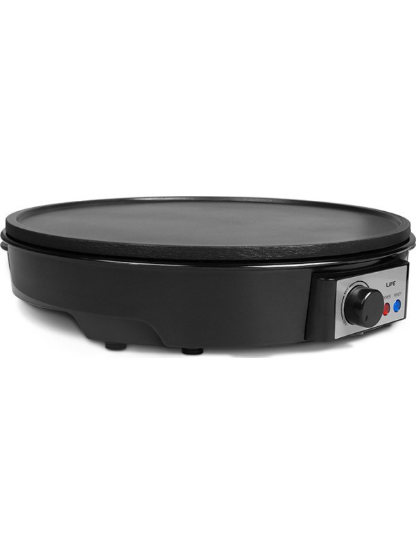 Life 221-0233 Κρεπιέρα 30cm Μαύρη 1000W Life 221-0233 Κρεπιέρα 30cm Μαύρη 1000W