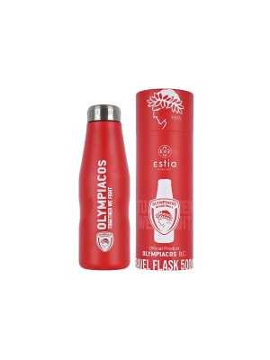 Estia Travel Flask Save the Aegean Μπουκάλι Θερμός Ανοξείδωτο BPA Free Olympiakos BC Edition 500ml 00-12304 Estia Travel Flask Save the Aegean Μπουκάλι Θερμός Ανοξείδωτο BPA Free Olympiakos BC Edition 500ml 00-12304