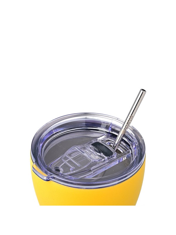 Estia Coffee Mug Save The Aegean Ποτήρι Θερμός Ανοξείδωτο BPA Free Pineapple Yellow 350ml με Καλαμάκι 01-12458 Estia Coffee Mug Save The Aegean Ποτήρι Θερμός Ανοξείδωτο BPA Free Pineapple Yellow 350ml με Καλαμάκι 01-12458