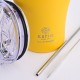 Estia Coffee Mug Save The Aegean Ποτήρι Θερμός Ανοξείδωτο BPA Free Pineapple Yellow 350ml με Καλαμάκι 01-12458 Estia Coffee Mug Save The Aegean Ποτήρι Θερμός Ανοξείδωτο BPA Free Pineapple Yellow 350ml με Καλαμάκι 01-12458