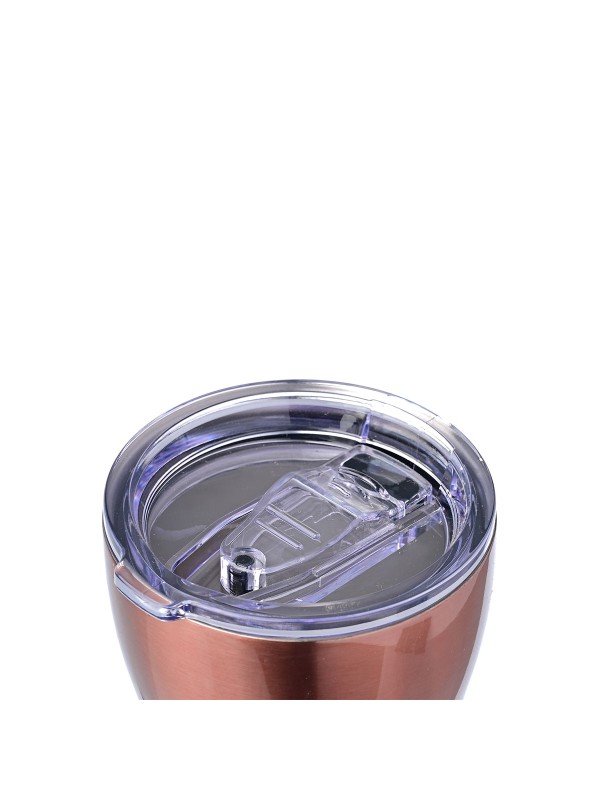 Estia Coffee Mug Save The Aegean Ποτήρι Θερμός Ανοξείδωτο BPA Free Rose Gold 350ml με Καλαμάκι 01-12489