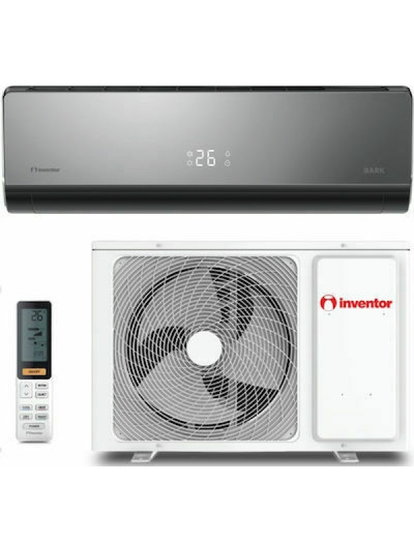 Inventor Dark Κλιματιστικό Inverter 12000 BTU A+++/A++ με Ιονιστή και WiFi Black 