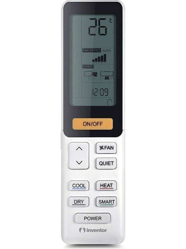 Inventor Dark Κλιματιστικό Inverter 12000 BTU A+++/A++ με Ιονιστή και WiFi Black 