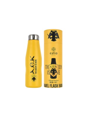 Estia Travel Flask Save the Aegean Μπουκάλι Θερμός Ανοξείδωτο BPA Free AEK BC 500ml 00-13240 Estia Travel Flask Save the Aegean Μπουκάλι Θερμός Ανοξείδωτο BPA Free AEK BC 500ml 00-13240