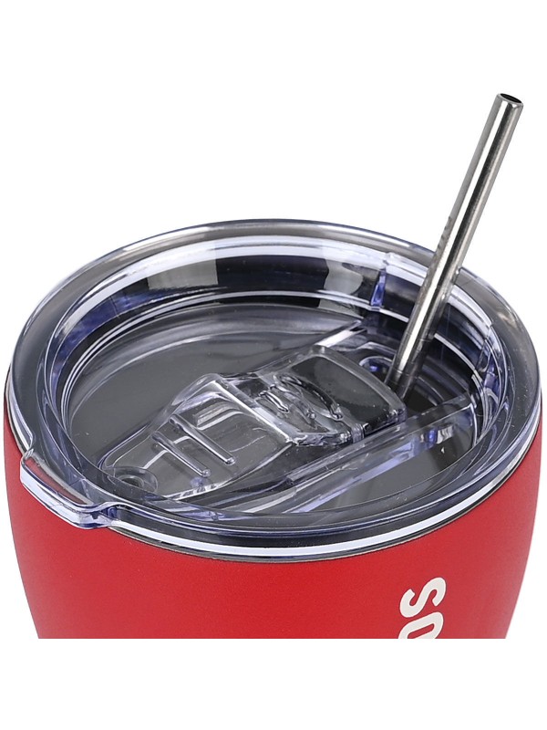 Estia Coffee Mug Save The Aegean Ποτήρι Θερμός Ανοξείδωτο BPA Free Κόκκινο 350ml με Καλαμάκι 00-13264 Estia Coffee Mug Save The Aegean Ποτήρι Θερμός Ανοξείδωτο BPA Free Κόκκινο 350ml με Καλαμάκι 00-13264
