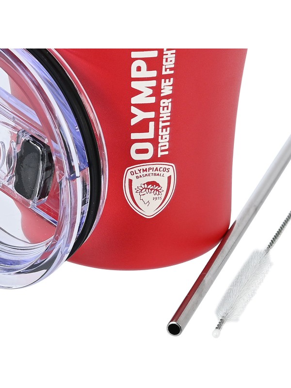 Estia Coffee Mug Save The Aegean Ποτήρι Θερμός Ανοξείδωτο BPA Free Κόκκινο 350ml με Καλαμάκι 00-13264 Estia Coffee Mug Save The Aegean Ποτήρι Θερμός Ανοξείδωτο BPA Free Κόκκινο 350ml με Καλαμάκι 00-13264