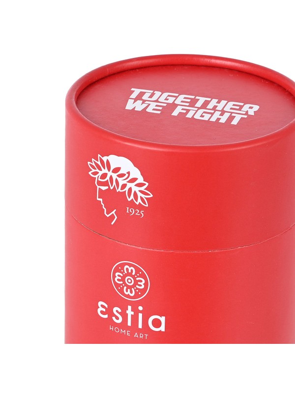 Estia Coffee Mug Save The Aegean Ποτήρι Θερμός Ανοξείδωτο BPA Free Κόκκινο 350ml με Καλαμάκι 00-13264 Estia Coffee Mug Save The Aegean Ποτήρι Θερμός Ανοξείδωτο BPA Free Κόκκινο 350ml με Καλαμάκι 00-13264