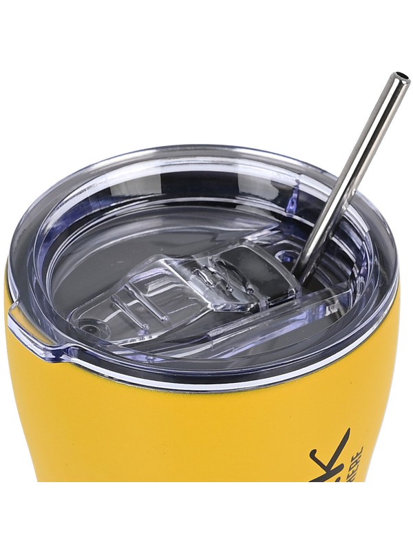 Estia Coffee Mug Ποτήρι Θερμός με Καλαμάκι AEK BC 350ml 00-13271