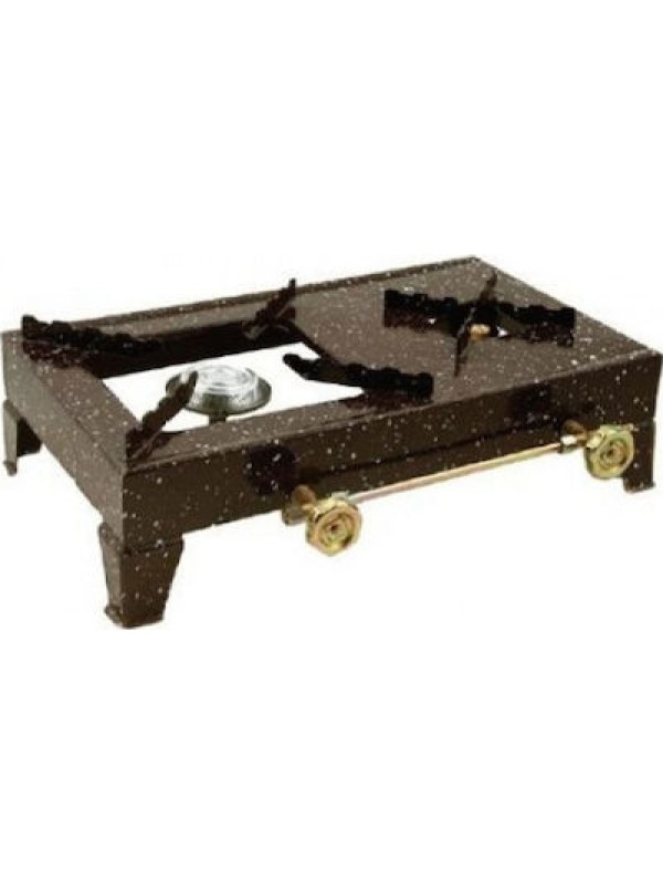 Thermogatz ΕΛΚΟ 150 Επιτραπέζια Εστία Υγραερίου Διπλή Καφέ Thermogatz ΕΛΚΟ 150 Επιτραπέζια Εστία Υγραερίου Διπλή Καφέ