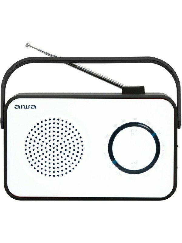 Aiwa R-190BW Φορητό Ραδιόφωνο Ρεύματος / Μπαταρίας Λευκό