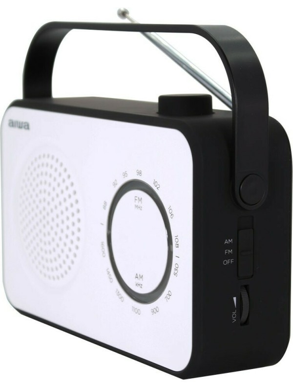 Aiwa R-190BW Φορητό Ραδιόφωνο Ρεύματος / Μπαταρίας Λευκό