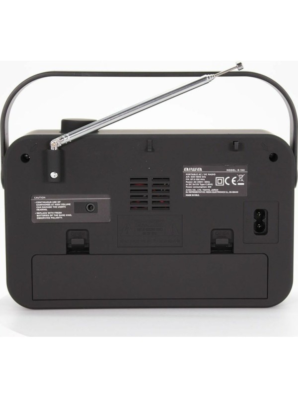 Aiwa R-190BW Φορητό Ραδιόφωνο Ρεύματος / Μπαταρίας Λευκό