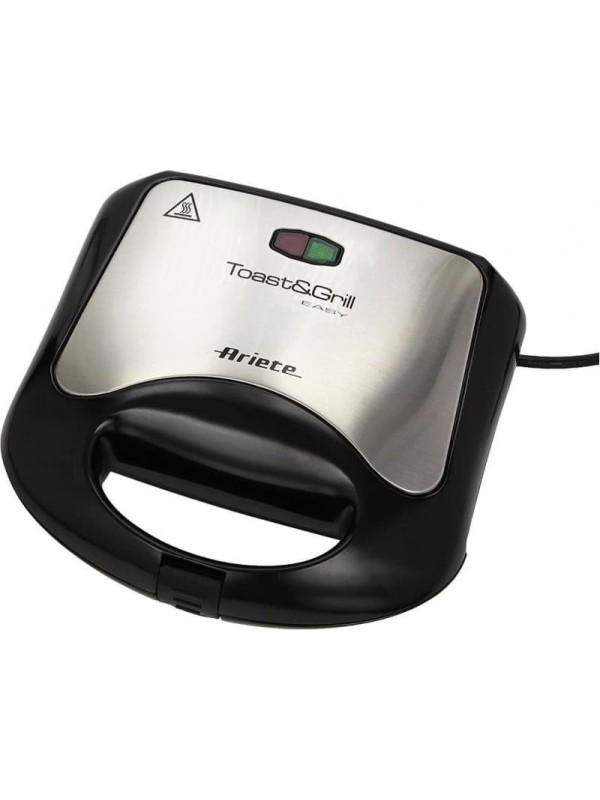 Ariete 1980 Τοστιέρα για 2 Τοστ 750W Inox Ariete 1980 Τοστιέρα για 2 Τοστ 750W Inox