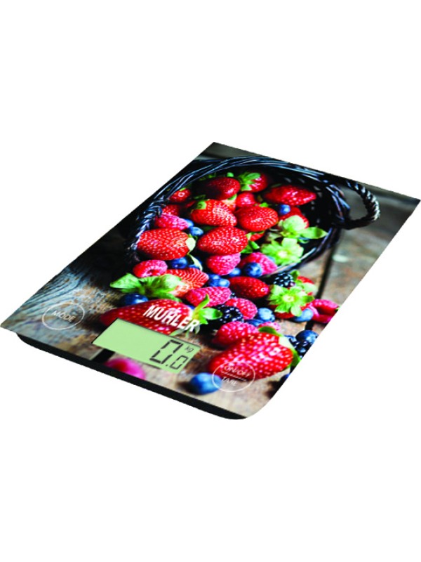Ψηφιακή Ζυγαριά Κουζίνας Muhler KSC-2027 Berry 1gr/5kg Ψηφιακή Ζυγαριά Κουζίνας Muhler KSC-2027 Berry 1gr/5kg