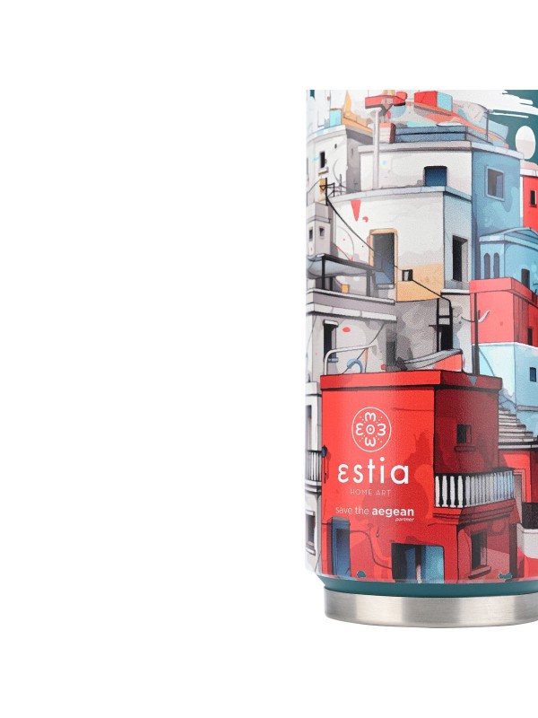Estia Travel Cup Save the Aegean Ποτήρι Θερμός Ανοξείδωτο BPA Free URBAN MYTHOS 500ml με Καλαμάκι 01-22839 Estia Travel Cup Save the Aegean Ποτήρι Θερμός Ανοξείδωτο BPA Free URBAN MYTHOS 500ml με Καλαμάκι 01-22839