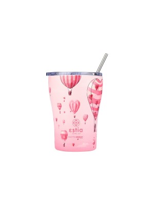 Estia Coffee Mug Save The Aegean Ποτήρι Θερμός Ανοξείδωτο BPA Free LOVE ASCEND 350ml με Καλαμάκι 01-23102