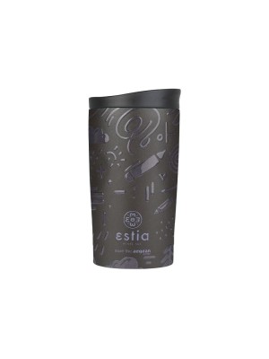 Estia Travel Mug Save The Aegean Ανακυκλώσιμο Ποτήρι Θερμός Ανοξείδωτο BPA Free NOIR ECHO 350ml 01-25588 Estia Travel Mug Save The Aegean Ανακυκλώσιμο Ποτήρι Θερμός Ανοξείδωτο BPA Free NOIR ECHO 350ml 01-25588