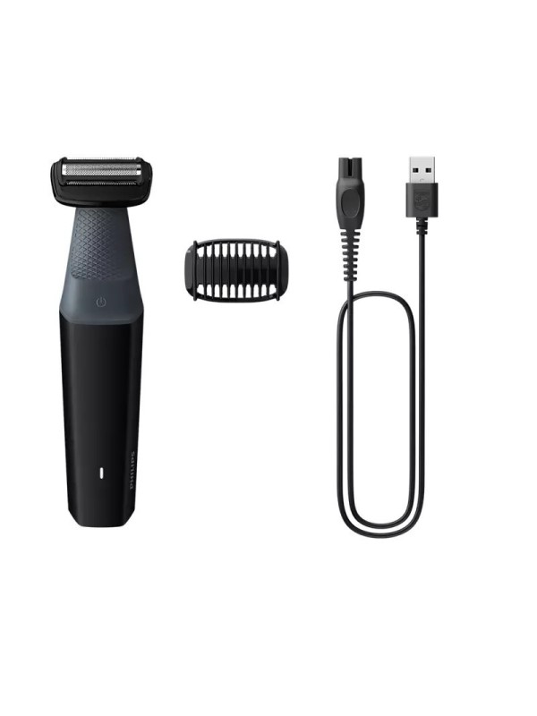 Philips Bodygroom Series 3000 BG3017/01 Ξυριστική Μηχανή Σώματος Επαναφορτιζόμενη Philips Bodygroom Series 3000 BG3017/01 Ξυριστική Μηχανή Σώματος Επαναφορτιζόμενη