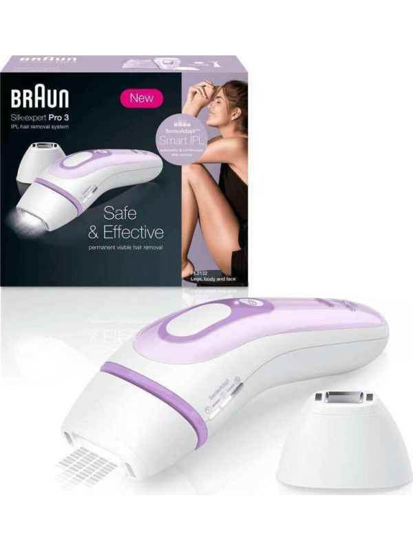 Braun Silk-Expert Pro 3 Αποτριχωτική Μηχανή Laser για Σώμα PL3132 Braun Silk-Expert Pro 3 Αποτριχωτική Μηχανή Laser για Σώμα PL3132