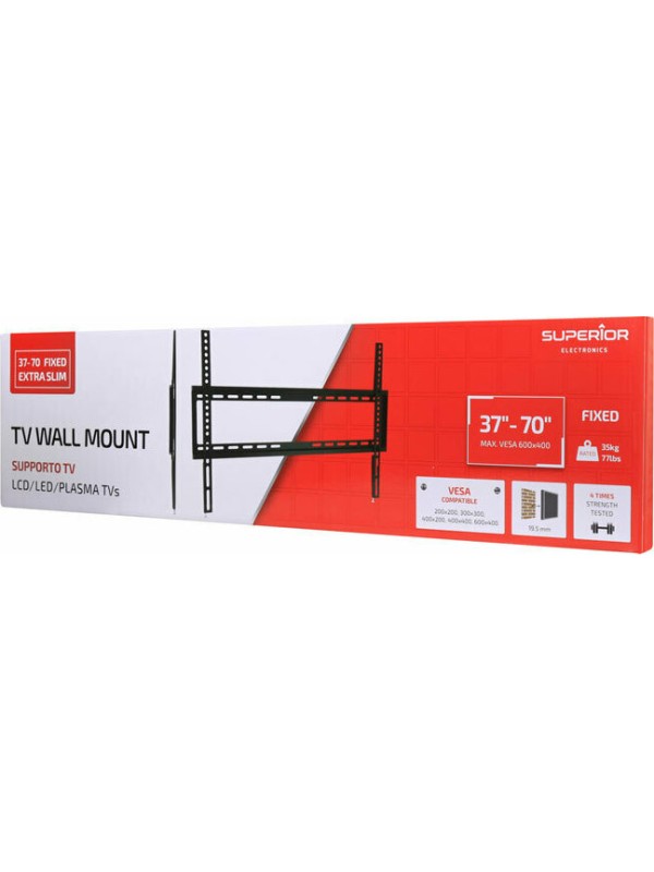 Superior Electronics 37-70 Fixed Extra Slim Βάση Τηλεόρασης Τοίχου έως 70" και 35kg Superior Electronics 37-70 Fixed Extra Slim Βάση Τηλεόρασης Τοίχου έως 70" και 35kg