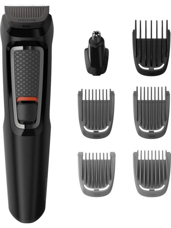 Philips Multigroom Series 3000 7 in 1 Σετ Επαναφορτιζόμενης Κουρευτικής Μηχανής Μαύρο MG3720/15 Philips Multigroom Series 3000 7 in 1 Σετ Επαναφορτιζόμενης Κουρευτικής Μηχανής Μαύρο MG3720/15