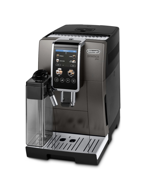 De'Longhi Dinamica Plus ECAM 380.95 TB Αυτόματη Μηχανή Espresso 1450W Πίεσης 15bar με Μύλο Άλεσης Ασημί