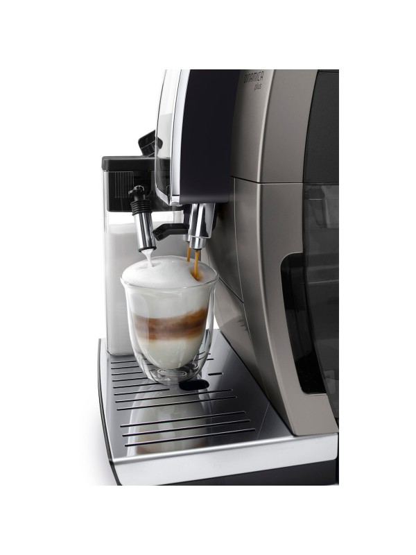De'Longhi Dinamica Plus ECAM 380.95 TB Αυτόματη Μηχανή Espresso 1450W Πίεσης 15bar με Μύλο Άλεσης Ασημί