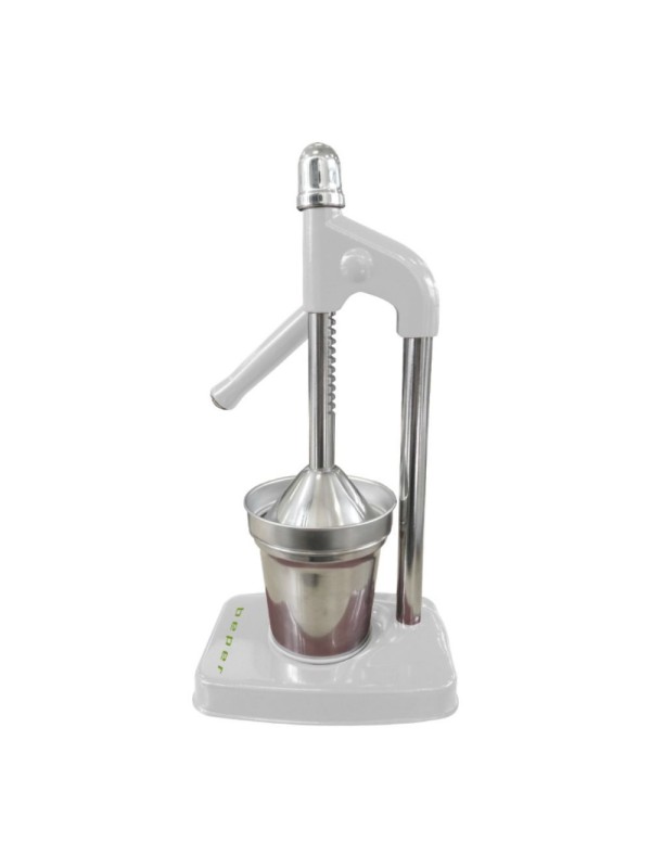 Beper MD.400 Επιτραπέζια Πρέσα Πορτοκαλιού από Ανοξείδωτο Ατσάλι σε Ασημί Χρώμα Beper MD.400 Επιτραπέζια Πρέσα Πορτοκαλιού από Ανοξείδωτο Ατσάλι σε Ασημί Χρώμα