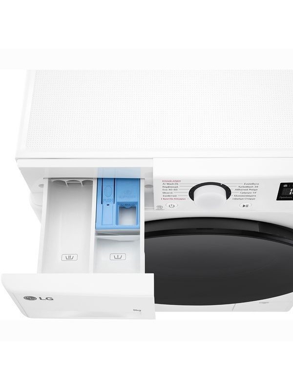 LG Πλυντήριο Ρούχων 9kg με Ατμό 1200 Στροφών F2R5009TSWB LG Πλυντήριο Ρούχων 9kg με Ατμό 1200 Στροφών F2R5009TSWB
