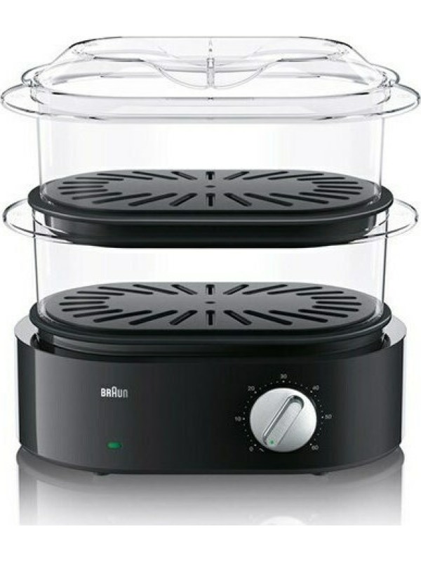 Braun FS 5100B Ατμομάγειρας με 2 Επίπεδα Μαγειρέματος 6.2lt Braun FS 5100B Ατμομάγειρας με 2 Επίπεδα Μαγειρέματος 6.2lt